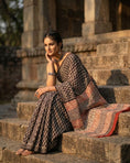 Load image into Gallery viewer, Patrangana Ajrakh Heritage Saree