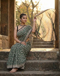 Load image into Gallery viewer, Vanya Kashm Blockprint Saree