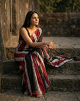 Load image into Gallery viewer, Raudra Rekhā Shibori Saree