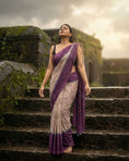 Load image into Gallery viewer, Gulmur Purple Ombre Saree