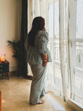 Load image into Gallery viewer, Grey Printed Co-ord Set