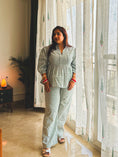 Load image into Gallery viewer, Grey Printed Co-ord Set