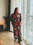 Load image into Gallery viewer, Black Floral Co-ord Set