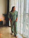 Load image into Gallery viewer, Green Striped Co-ord Set