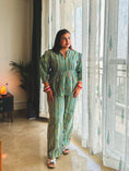 Load image into Gallery viewer, Green Striped Co-ord Set