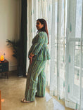 Load image into Gallery viewer, Green Striped Co-ord Set