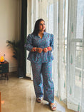 Load image into Gallery viewer, Blue Floral Co-ord Set