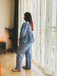 Load image into Gallery viewer, Blue Floral Co-ord Set