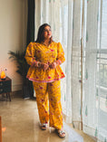 Load image into Gallery viewer, Yellow Floral Co-ord Set