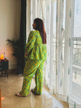 Load image into Gallery viewer, Chartreuse Green Co-ord Set