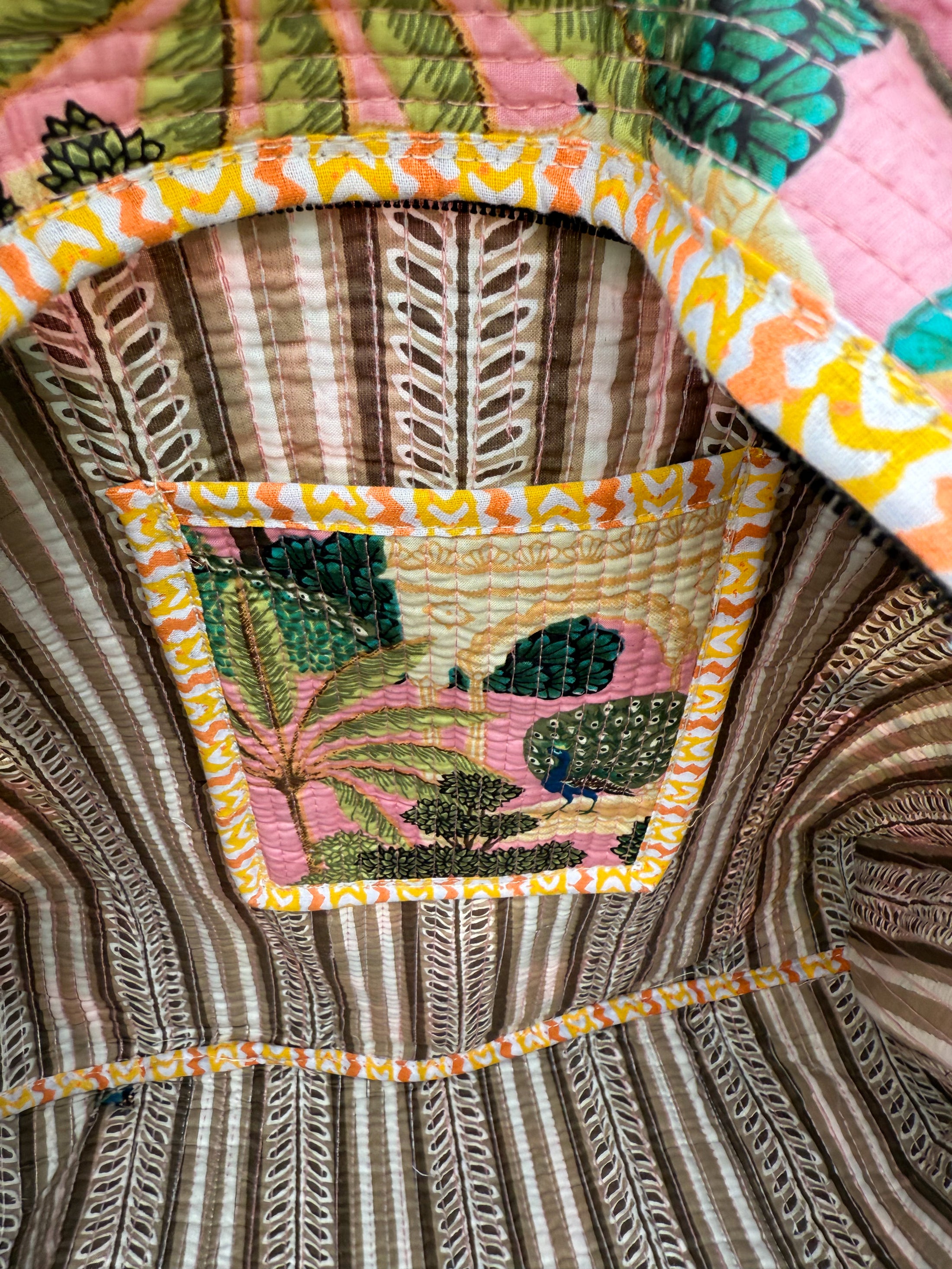 Peacock Darbar Tote Bag