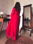 Load image into Gallery viewer, Anjali Red Hand-Embroidered Kurta Set