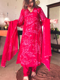 Load image into Gallery viewer, Anjali Red Hand-Embroidered Kurta Set