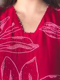 Load image into Gallery viewer, Anjali Red Hand-Embroidered Kurta Set