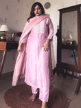 Load image into Gallery viewer, Pooja Blush Pink Hand-Embroidered Kurta Set