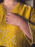 Load image into Gallery viewer, Basanti Mustard Yellow Hand-Embroidered Kurta Set