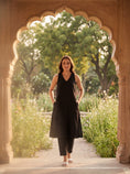 Load image into Gallery viewer, Black Abhish Kurta Set