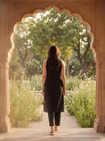 Load image into Gallery viewer, Black Abhish Kurta Set
