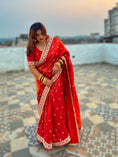 Load image into Gallery viewer, Rang Deeni Tissue Saree