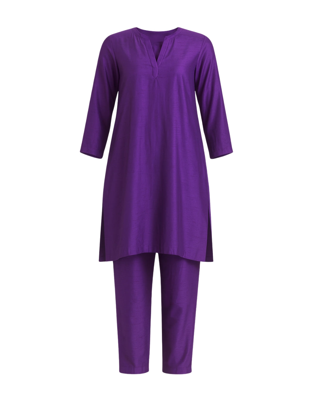 Adaa Kurta Set (Purple)