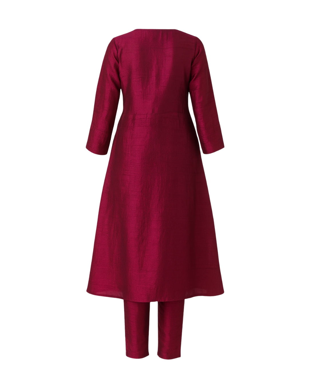 Samvriti Kurta Set (Rani Pink)