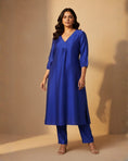 Load image into Gallery viewer, Alankrita Kurta Set (Blue)
