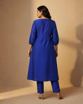 Load image into Gallery viewer, Alankrita Kurta Set (Blue)
