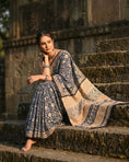 Load image into Gallery viewer, Neelkamal Blockprint Saree
