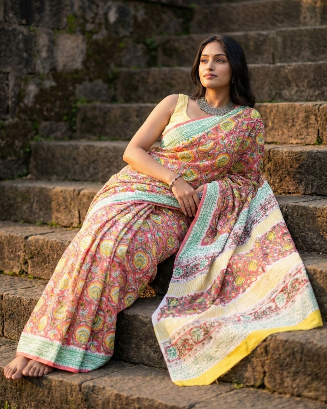 Phoolrani Pastel Saree
