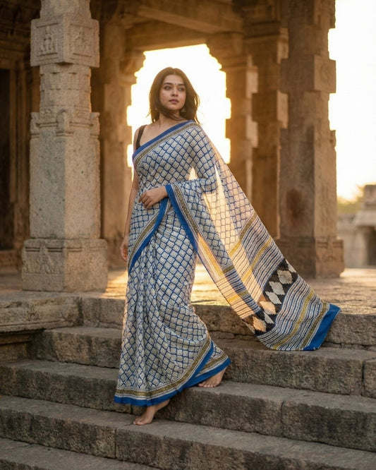 Neelvastra Heritage Saree