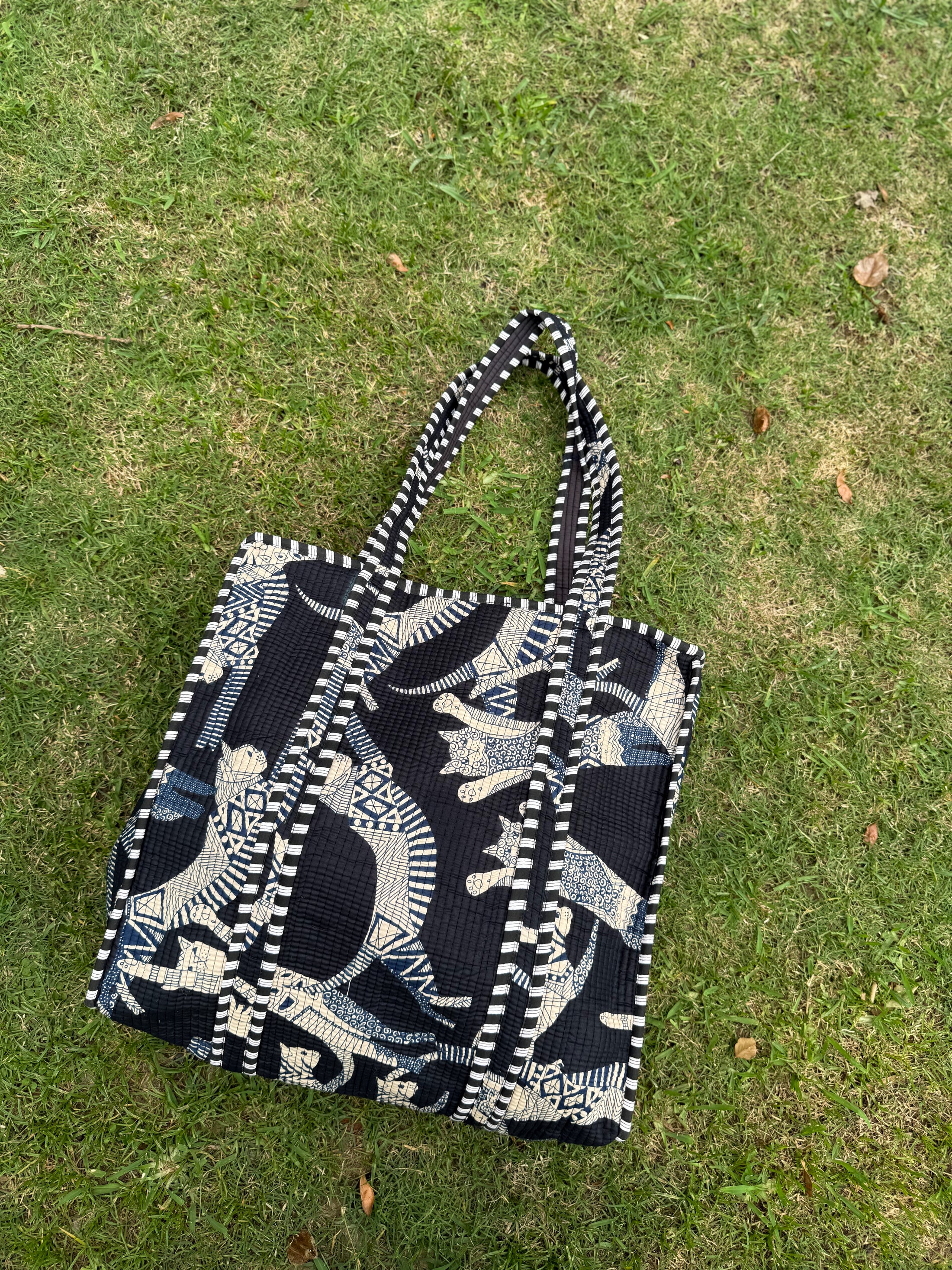 Midnight Mew Tote Bag