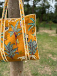 Load image into Gallery viewer, Golden Jungle Tote Bag
