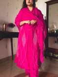 Load image into Gallery viewer, Geet Fuchsia Hand-Embroidered Kurta Set
