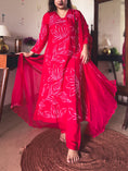 Load image into Gallery viewer, Anjali Red Hand-Embroidered Kurta Set
