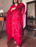 Load image into Gallery viewer, Anjali Red Hand-Embroidered Kurta Set
