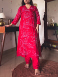 Load image into Gallery viewer, Anjali Red Hand-Embroidered Kurta Set

