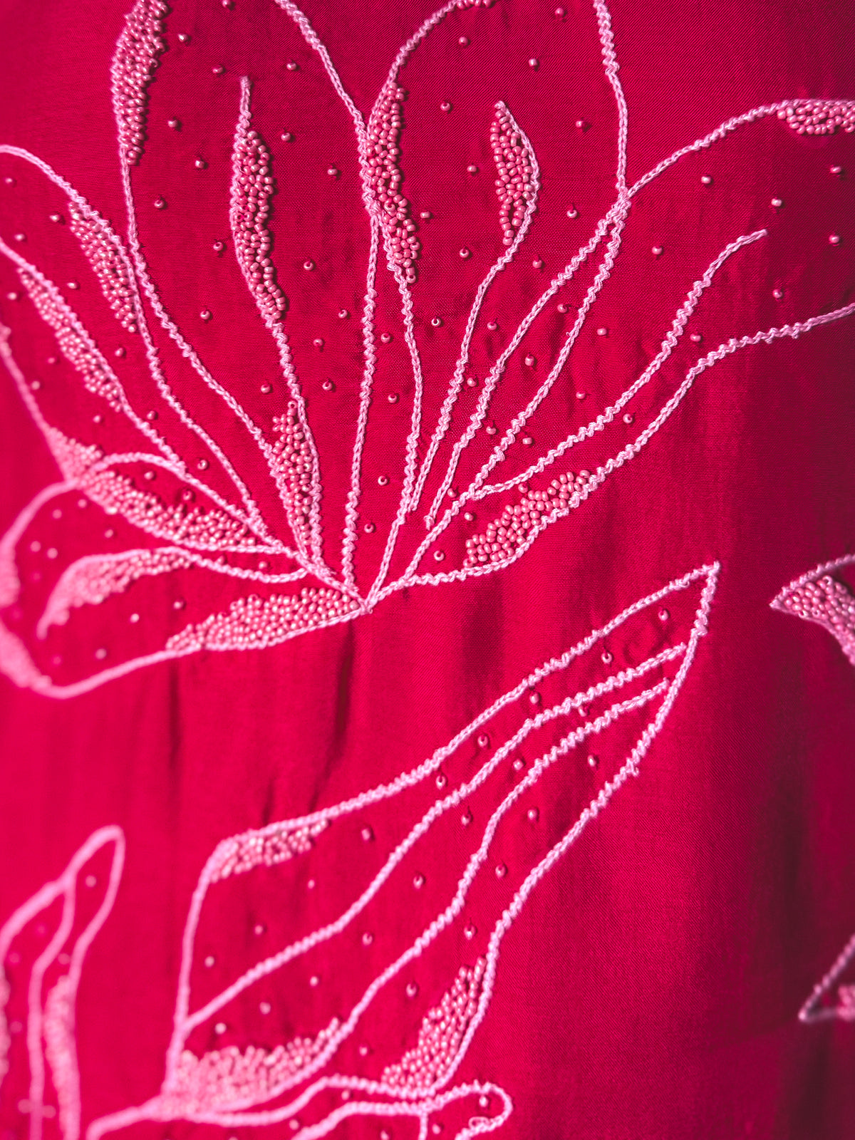 Anjali Red Hand-Embroidered Kurta Set