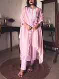 Load image into Gallery viewer, Pooja Blush Pink Hand-Embroidered Kurta Set
