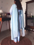 Load image into Gallery viewer, Tina Ice Blue Pearl-Embroidered Kurta Set
