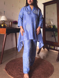 Load image into Gallery viewer, Naina Periwinkle Hand-Embroidered Co-ord Set

