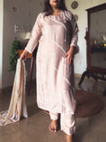 Load image into Gallery viewer, Meera Blush Beige Thread-Embroidered Kurta Set
