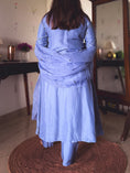 Load image into Gallery viewer, Piku Periwinkle Pearl-Embroidered Kurta Set
