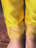 Load image into Gallery viewer, Mastani Mustard Gold Hand-Embroidered Kurta Set
