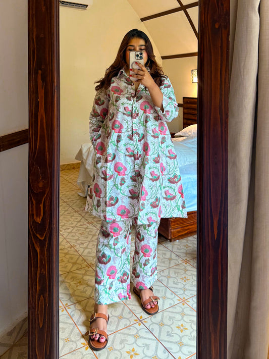 Swan Shirt Set