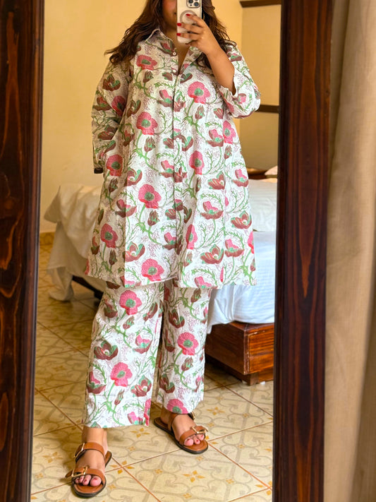 Swan Shirt Set