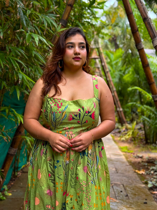 Parrot Midi Dress