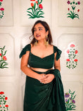 Load image into Gallery viewer, Green Fooljhadi Sari Set
