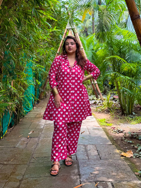 Myna Shirt Set