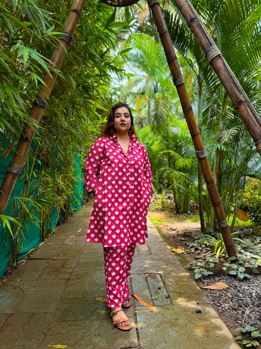Myna Shirt Set