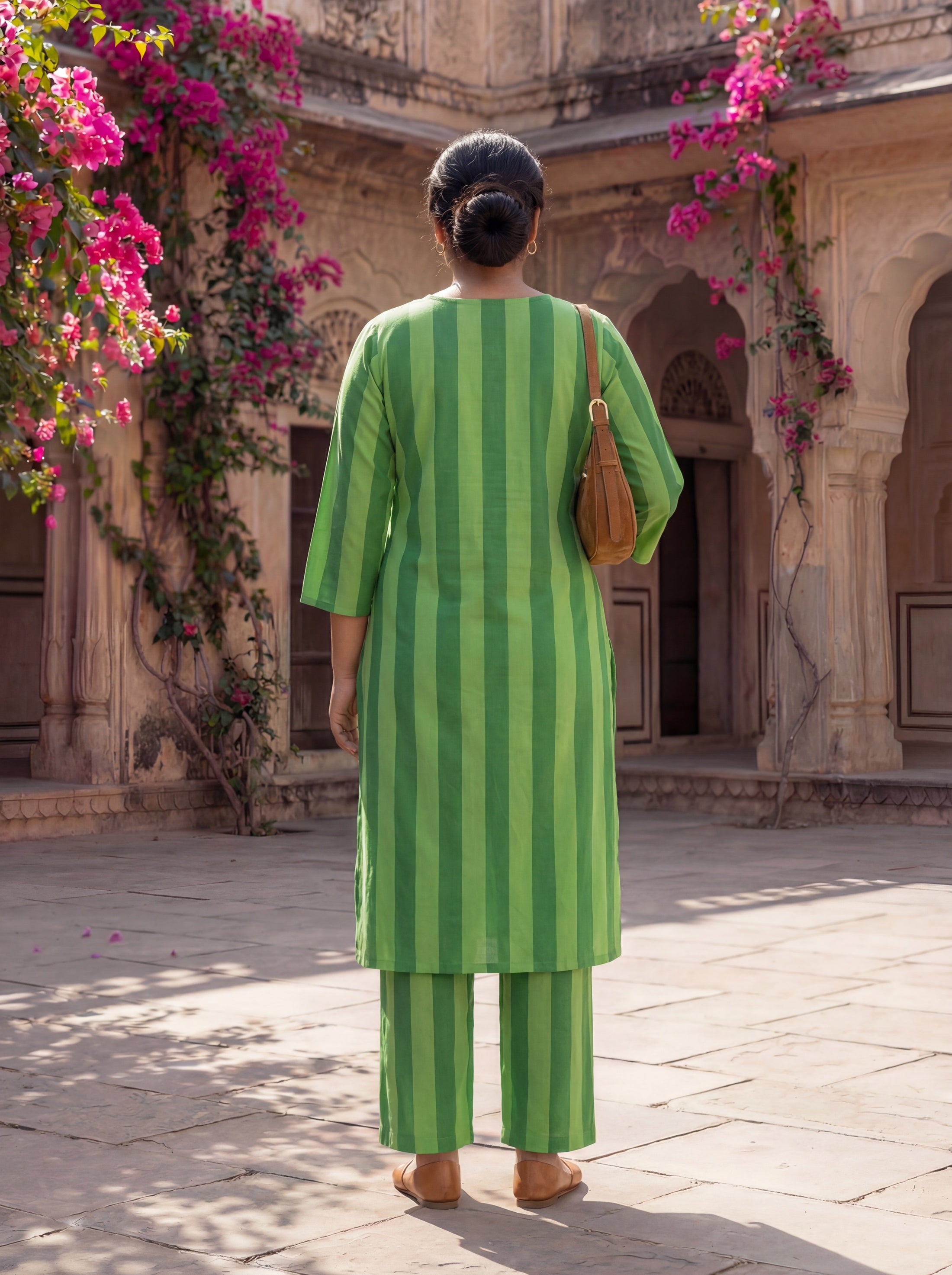 Green Sundara Kurta Set